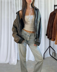 Alfred Leather Bomber