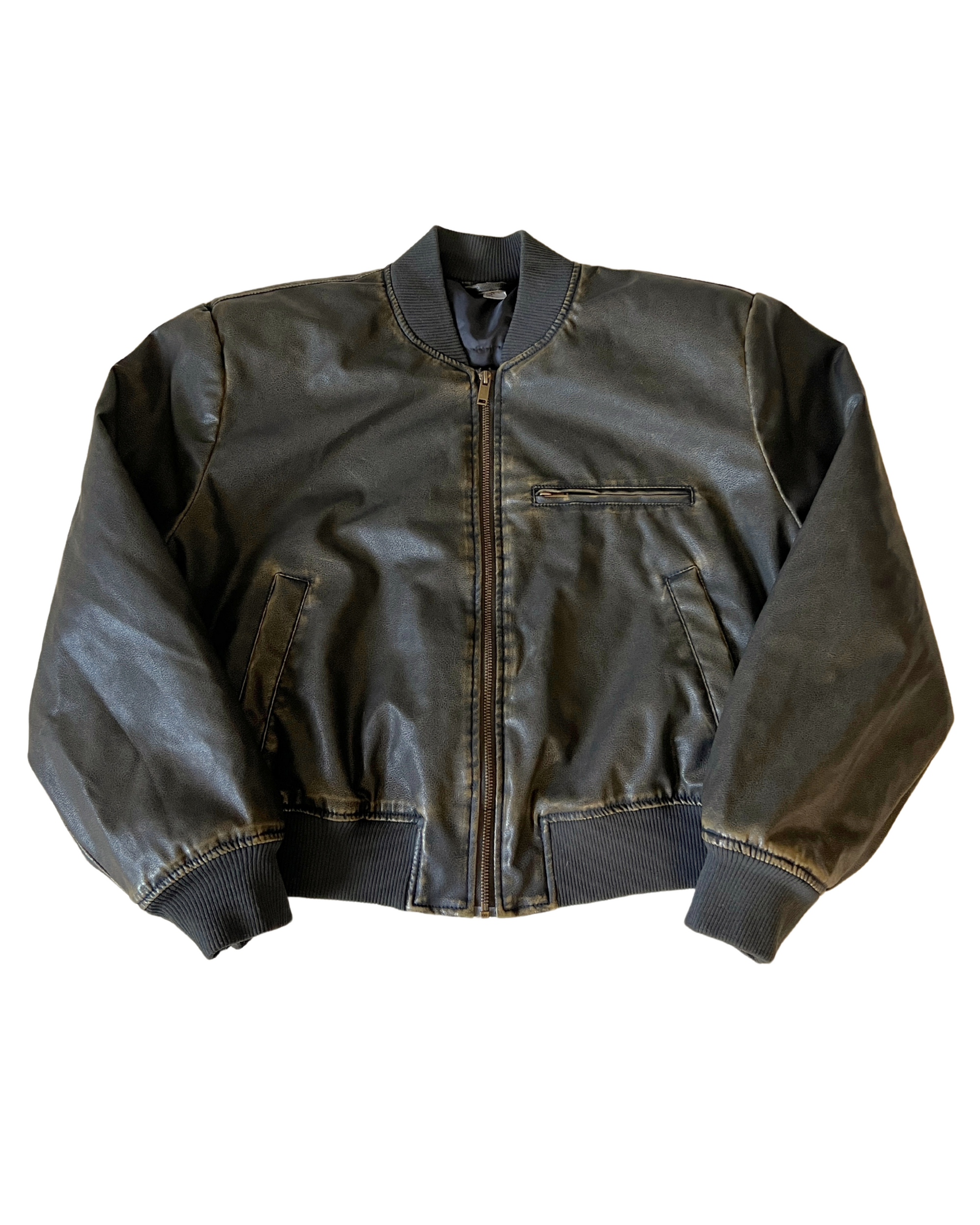 Cropped Vegan Bomber