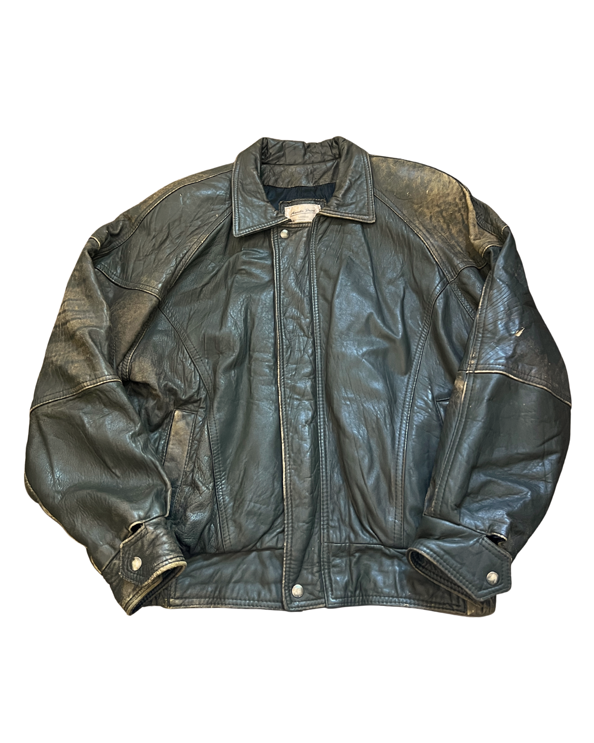 Anetta Leather Bomber