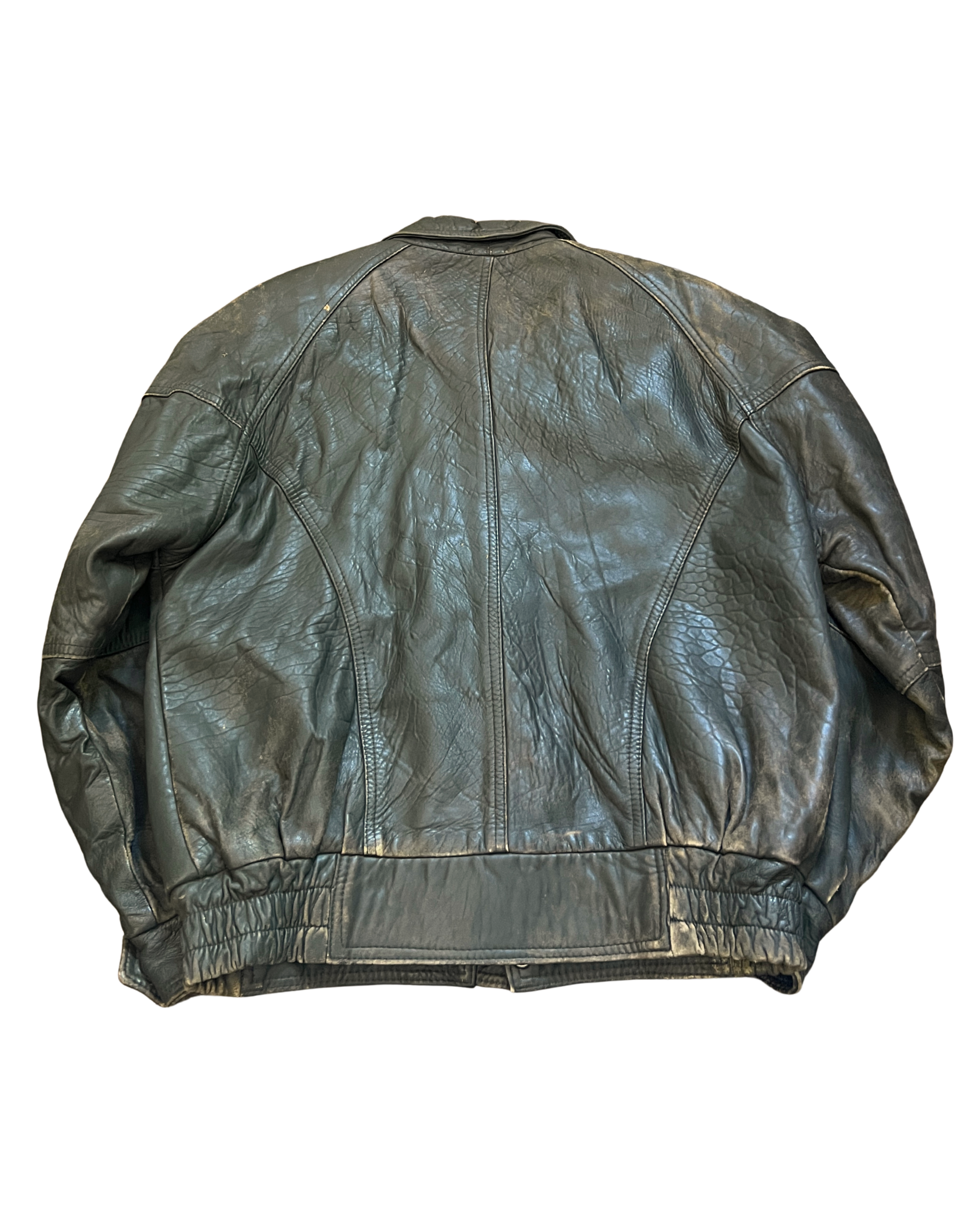 Anetta Leather Bomber