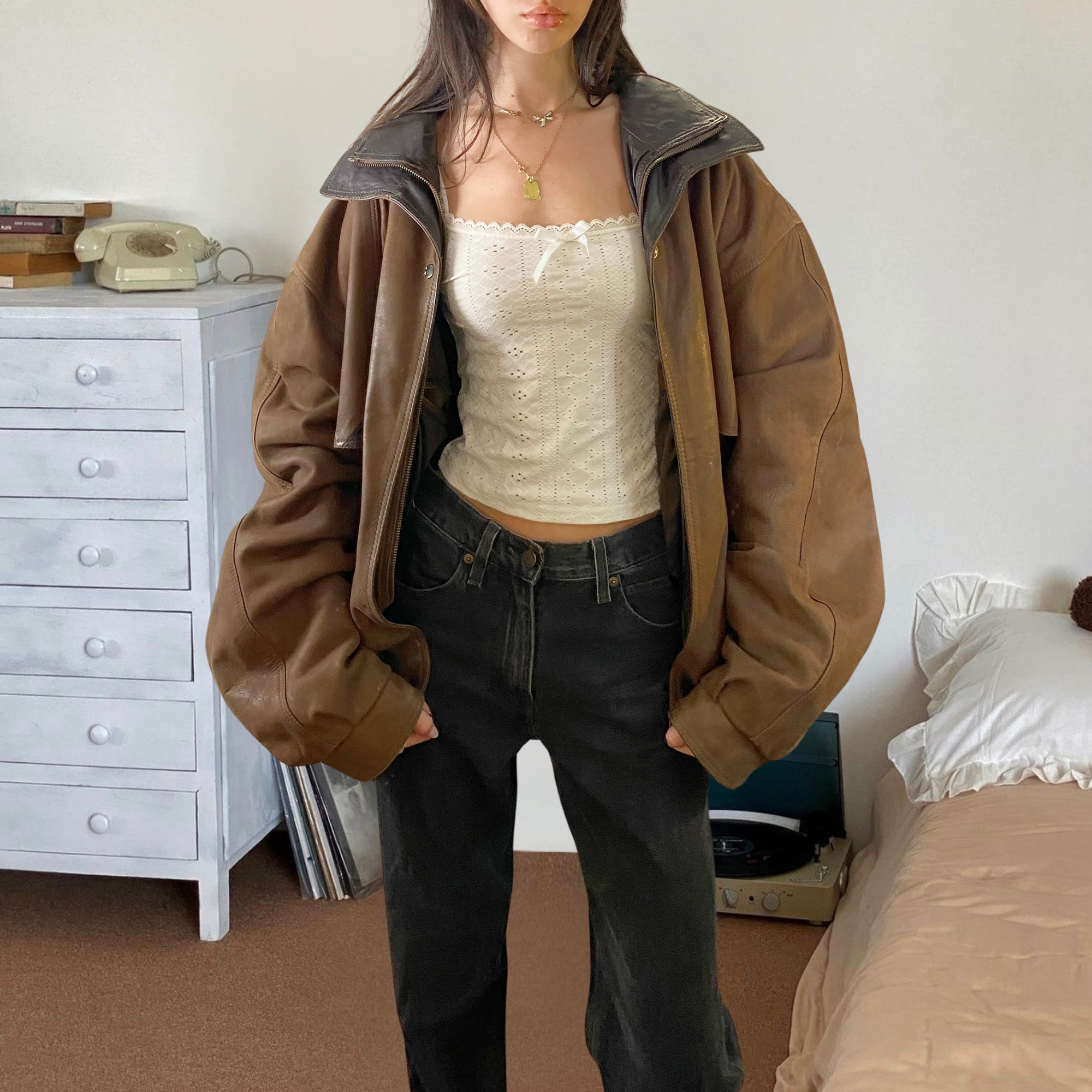 Classico Leather Bomber