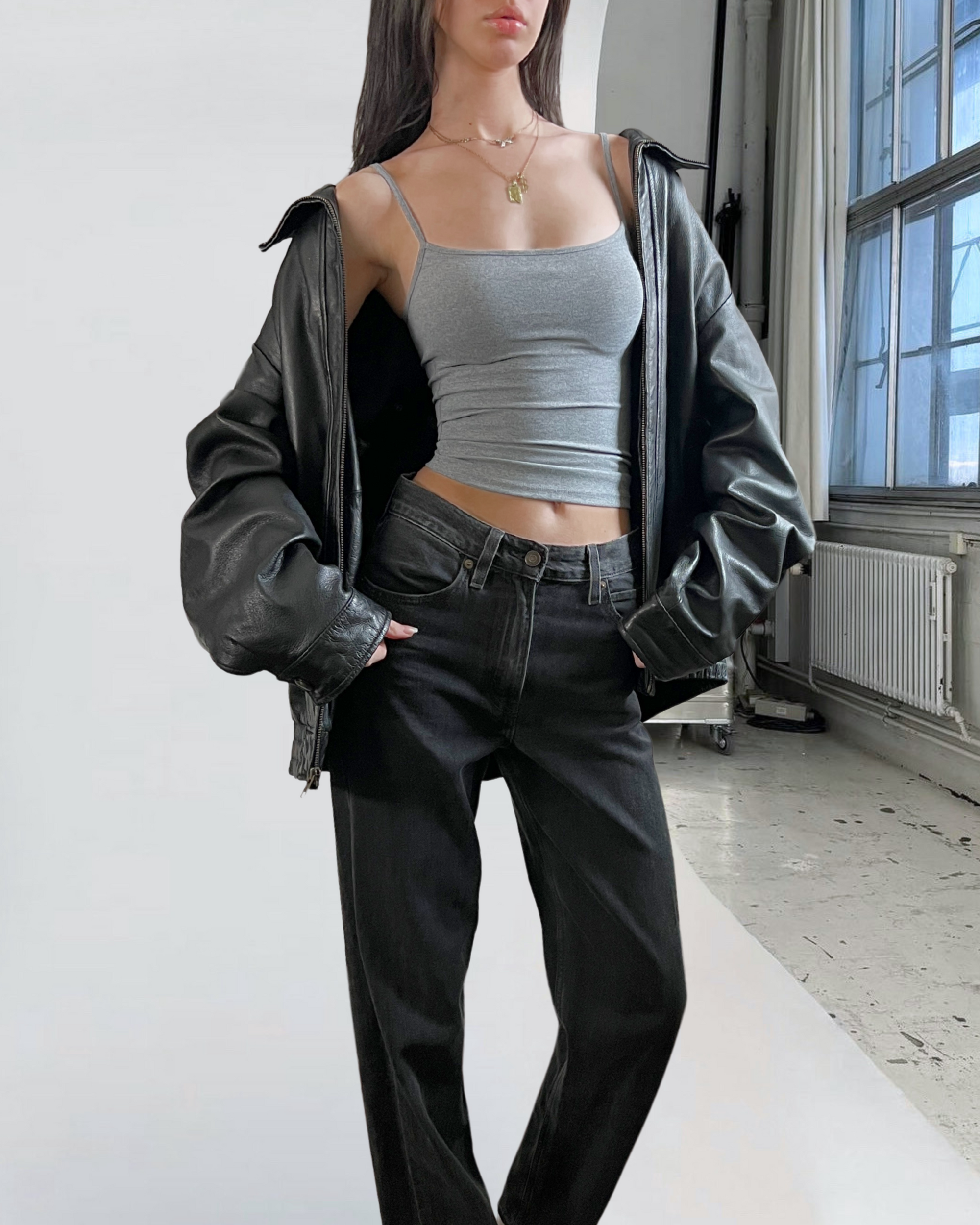 Danier Leather Bomber