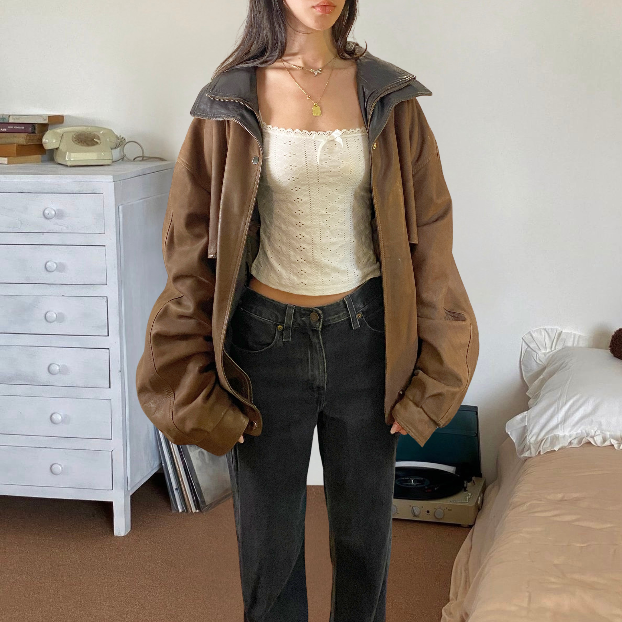 Classico Leather Bomber