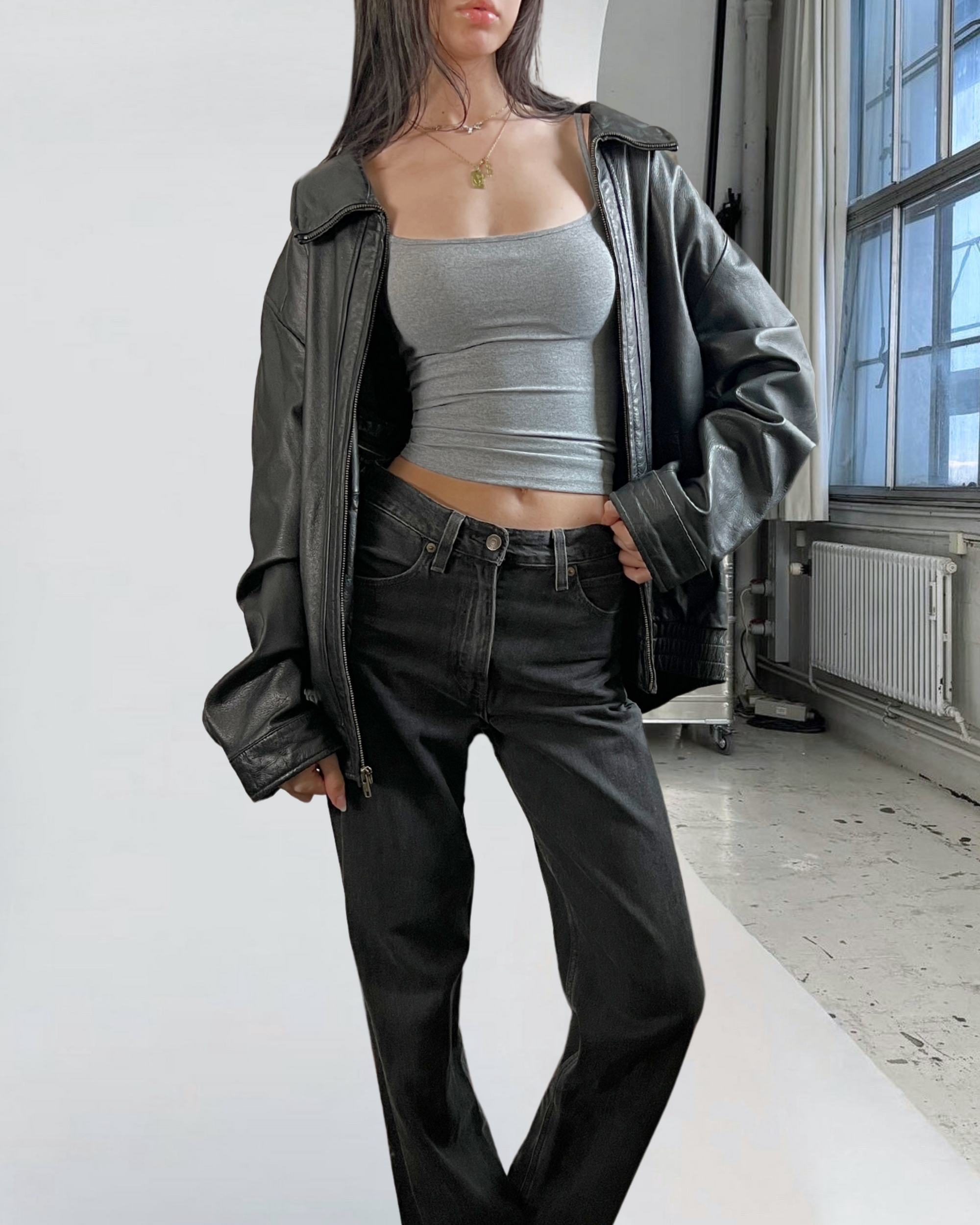 Danier Leather Bomber