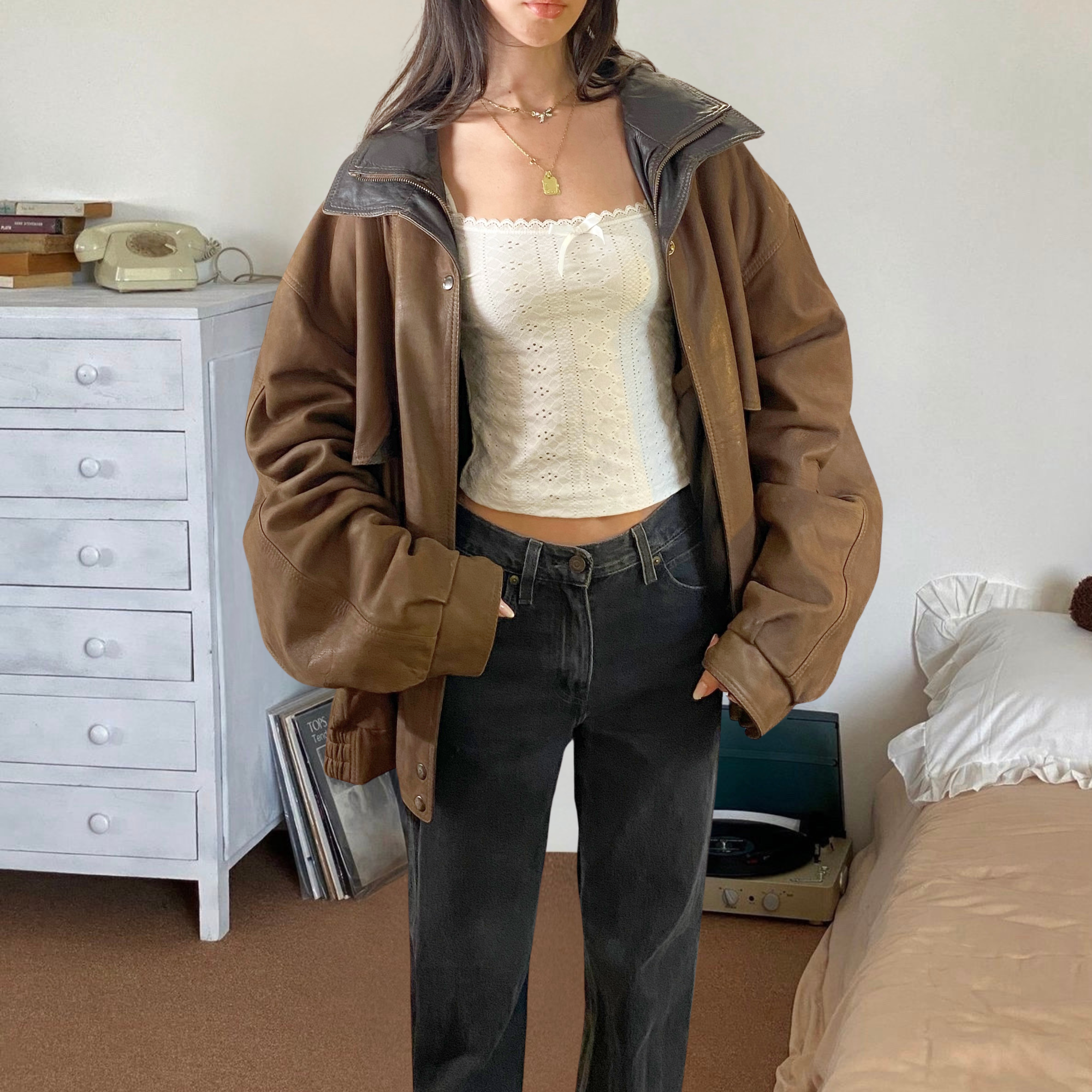 Classico Leather Bomber