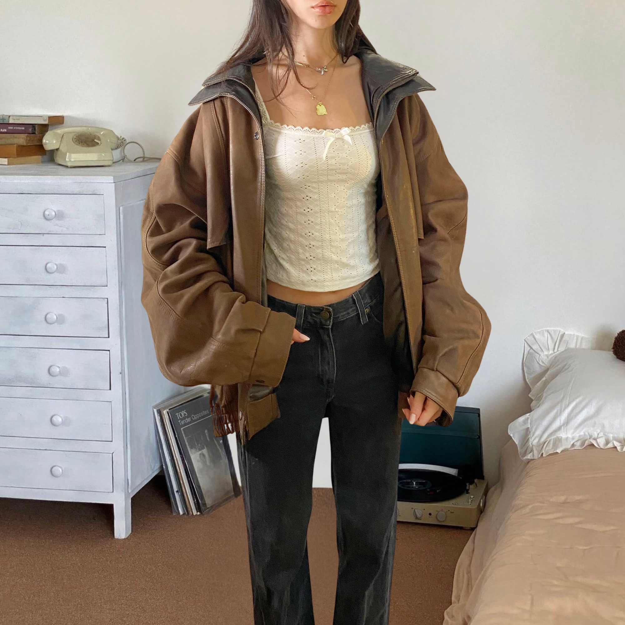 Classico Leather Bomber