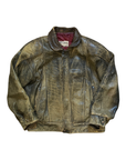 Sasha Leather Bomber