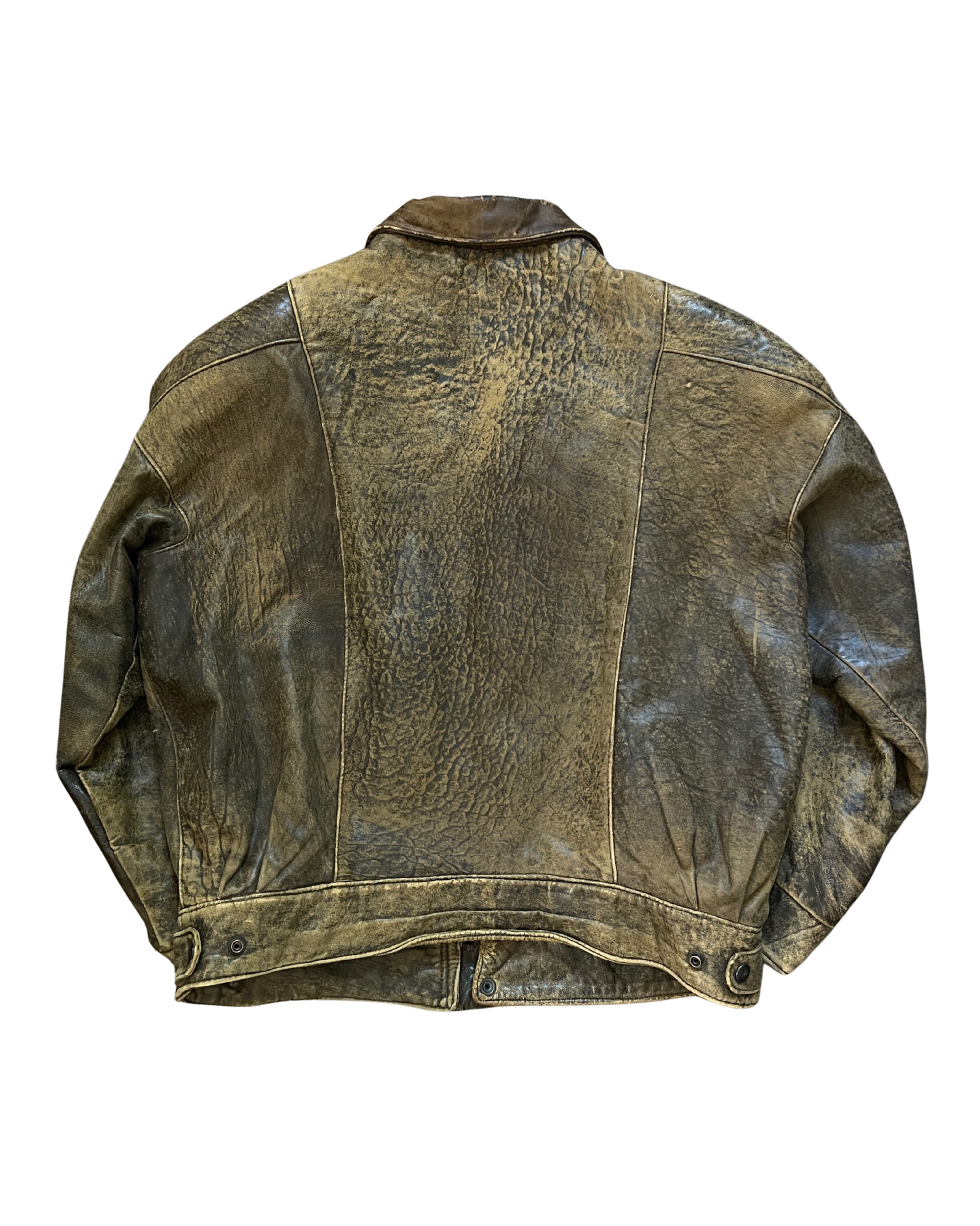 Sasha Leather Bomber