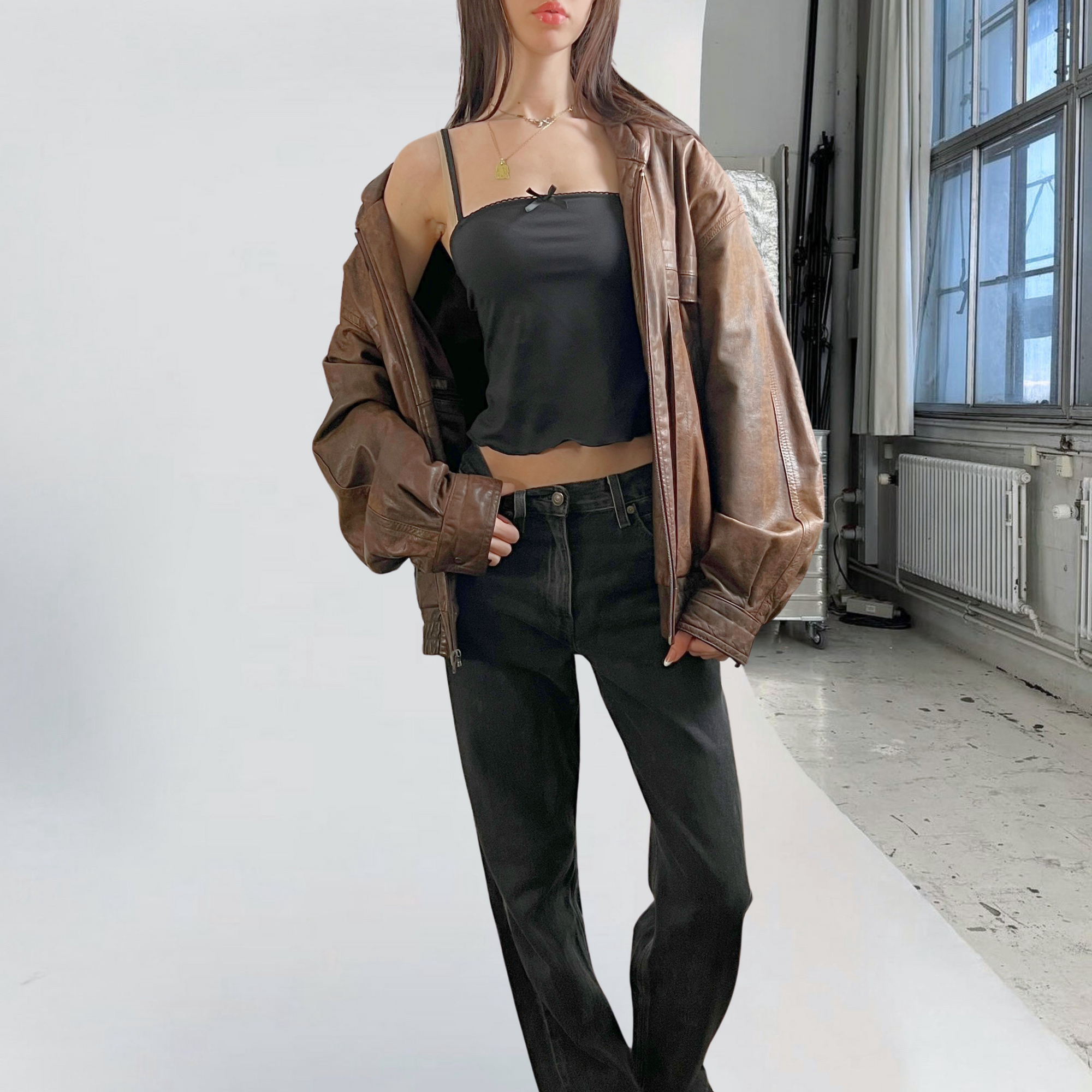 Danier Leather Bomber