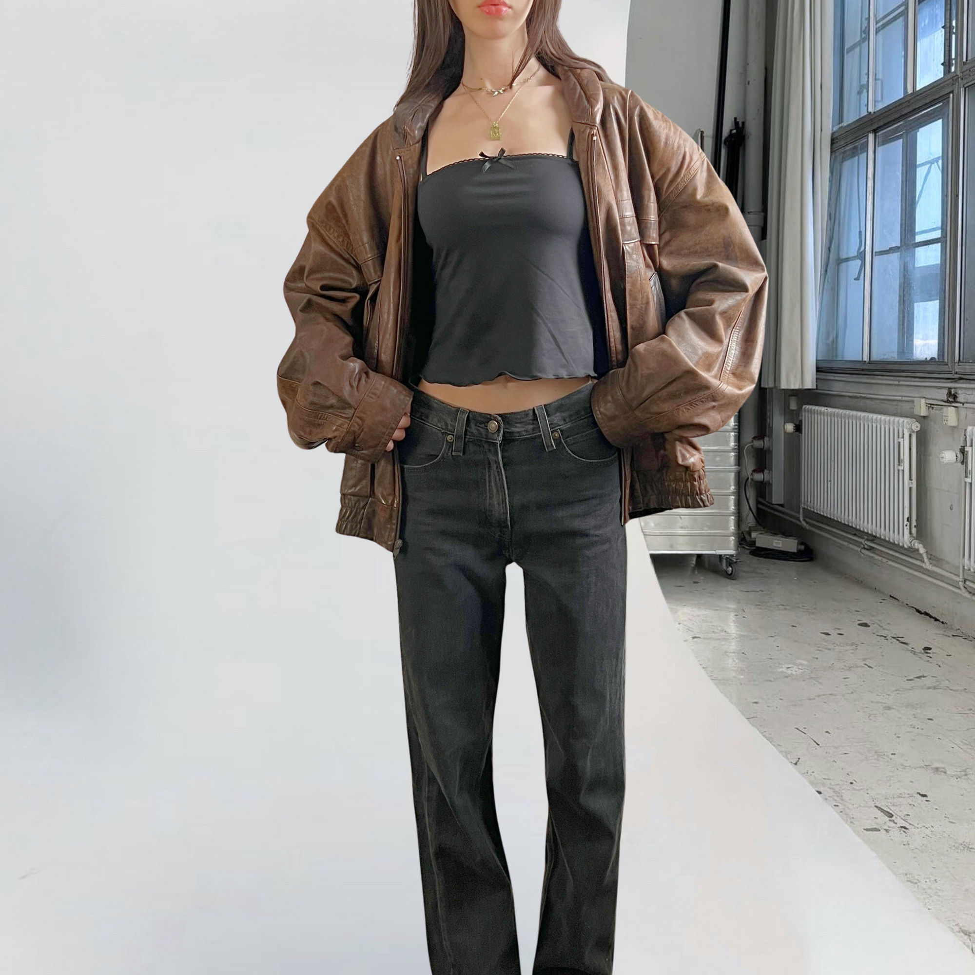 Danier Leather Bomber