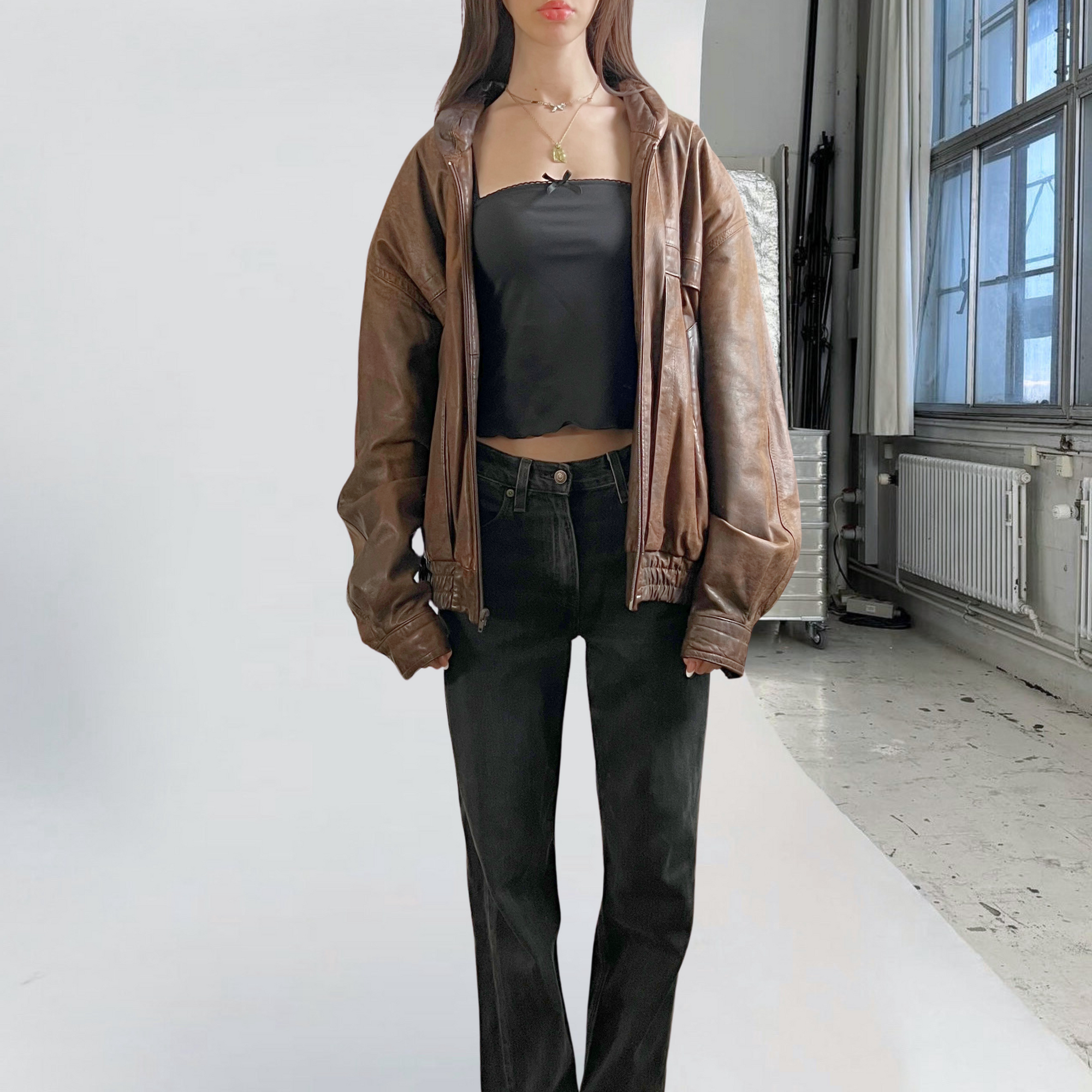Danier Leather Bomber