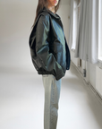 BLK Vegan Leather Bomber