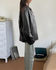 Burgundy Leather Jacket