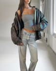 BRN Vegan Leather Bomber