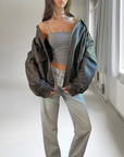 BRN Vegan Leather Bomber