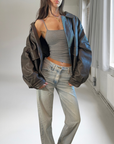 BRN Vegan Leather Bomber