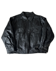 Sienna Leather Bomber