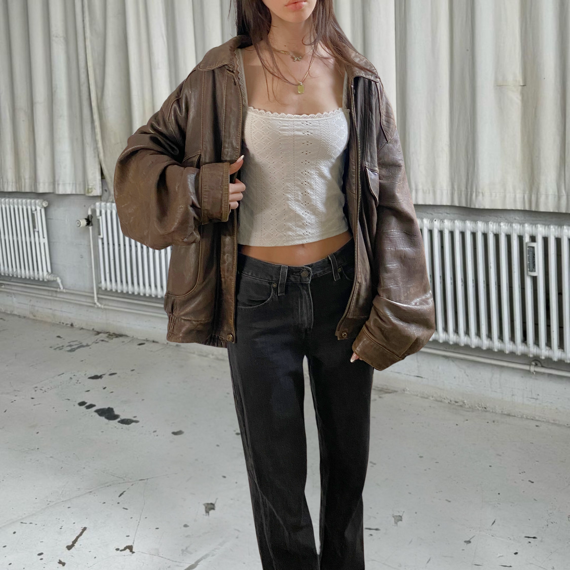 Danier Leather Bomber