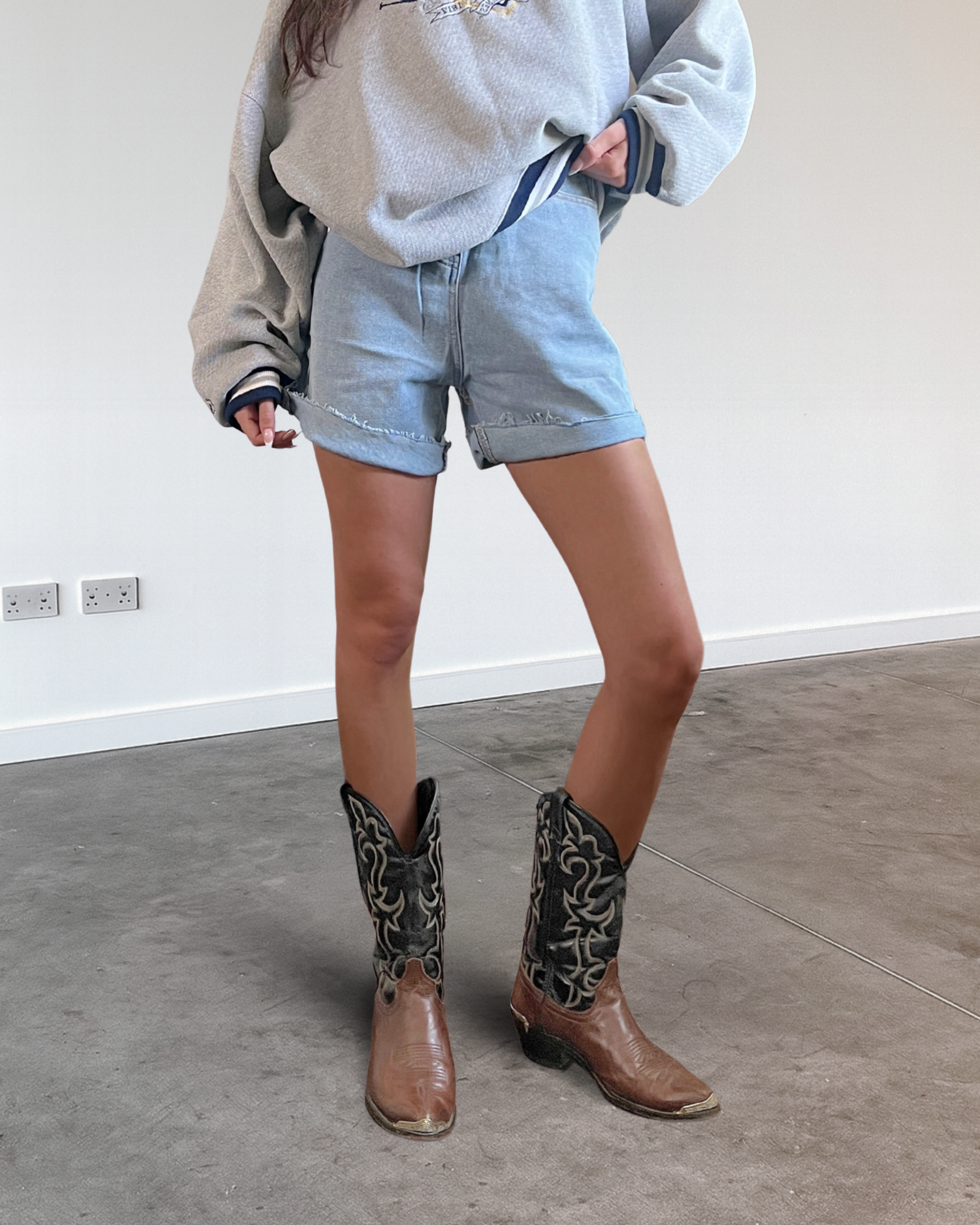 Blue Vintage Jorts
