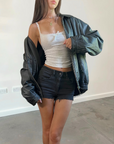 Premier Leather Bomber