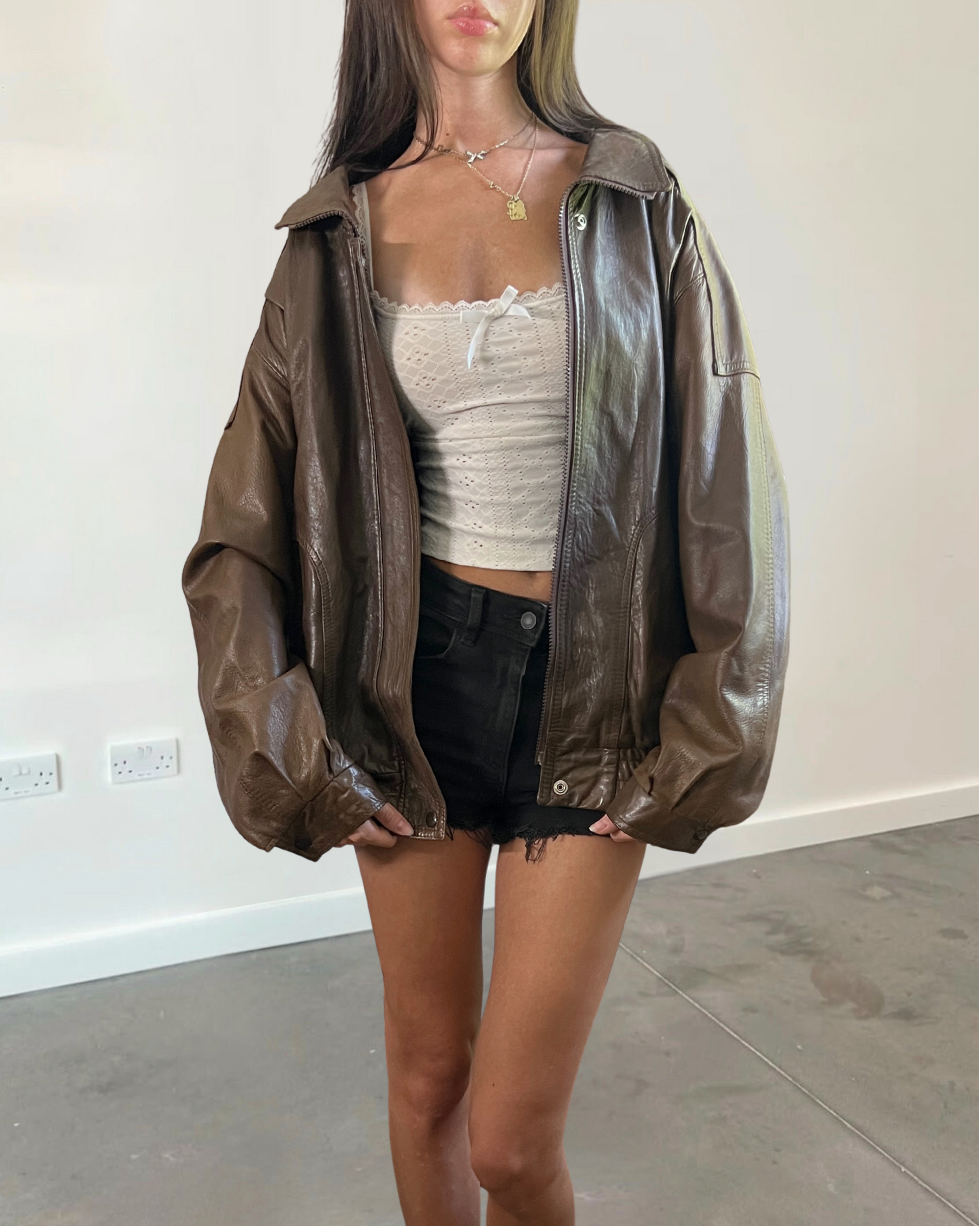 London Leather Bomber