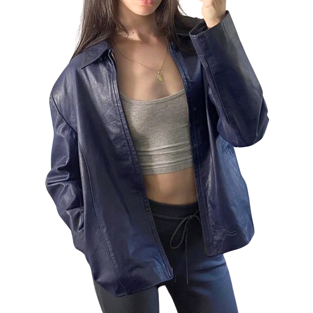 Luigi Cuer Leather Jacket