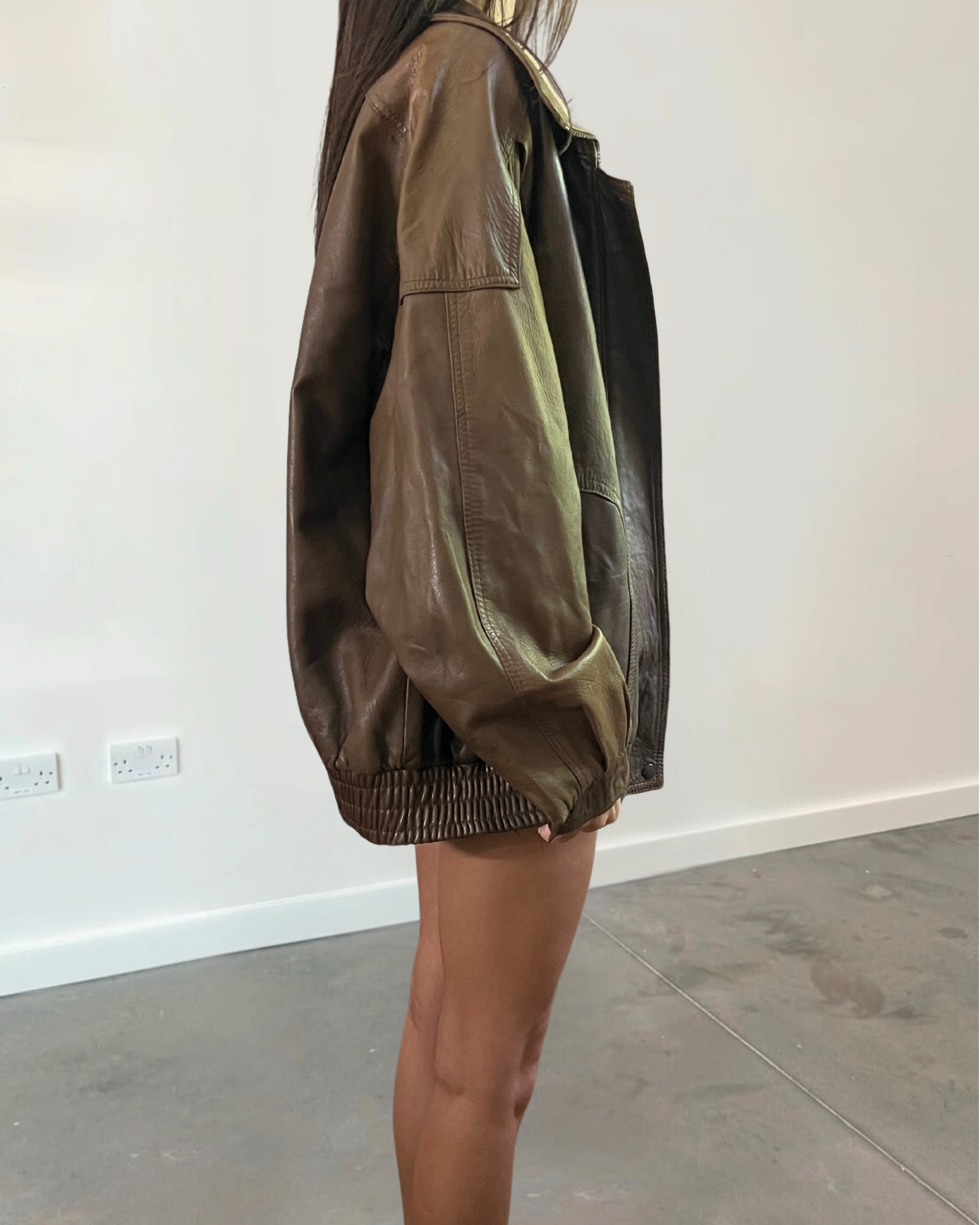 London Leather Bomber