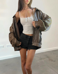 London Leather Bomber
