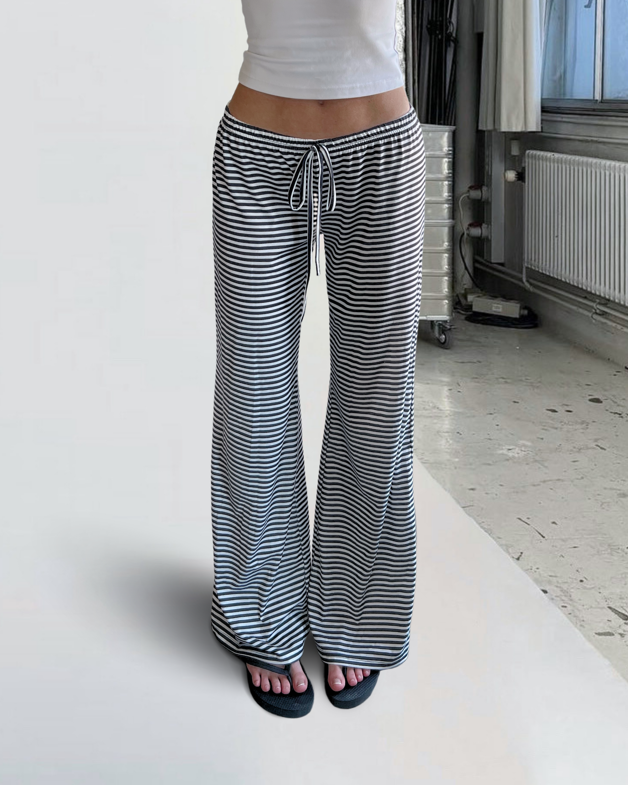 Coastal Wide Leg Pant - Black