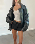 Milano Leather Bomber