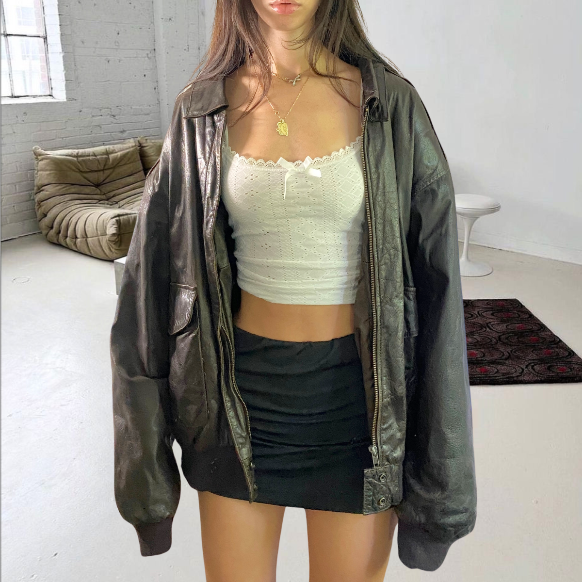 Argus Leather Bomber
