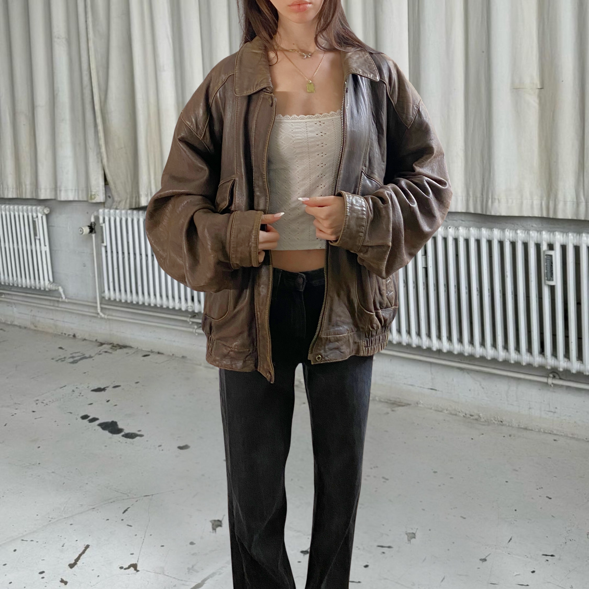 Danier Leather Bomber