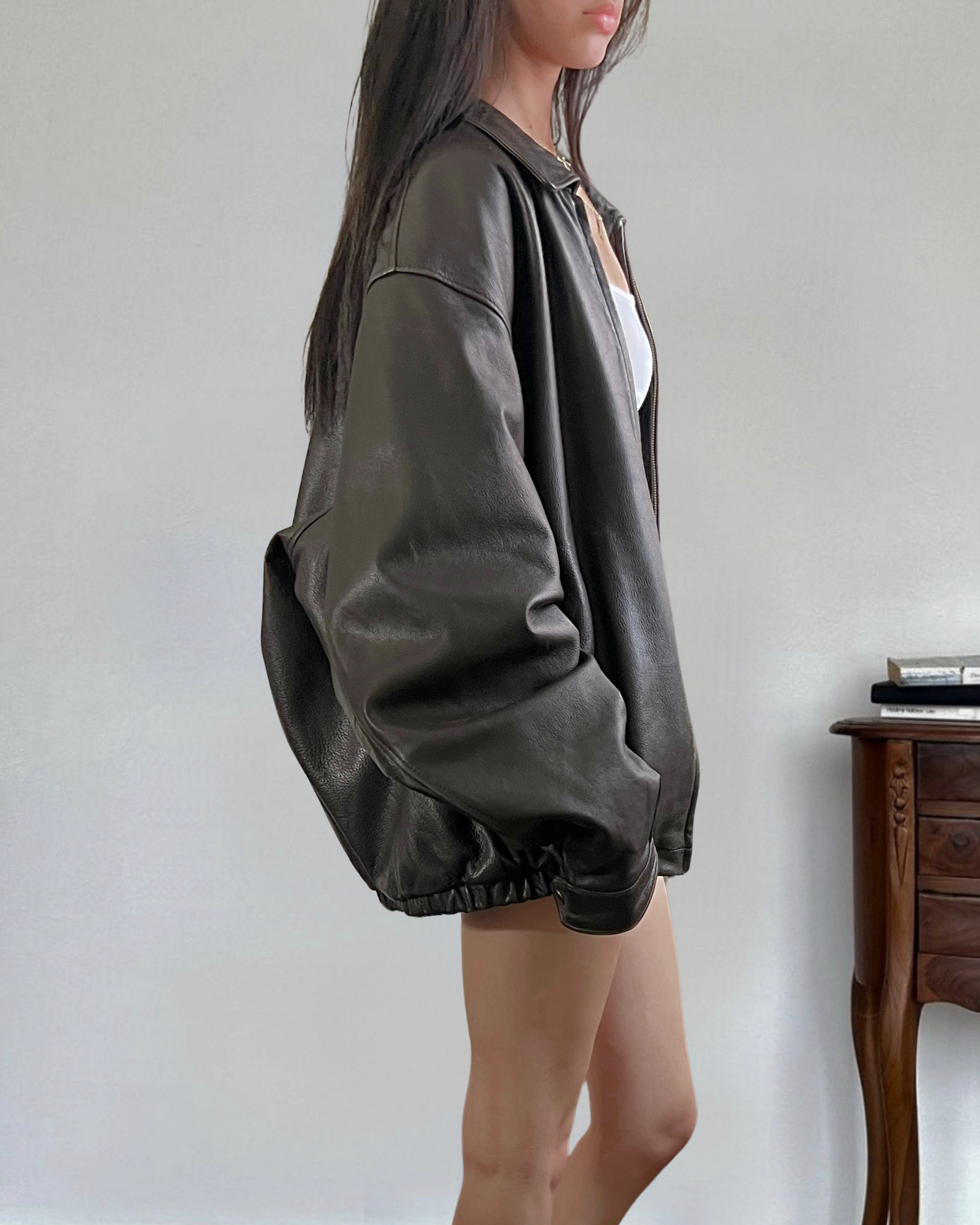 Club Leather Bomber