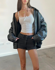Premier Leather Bomber