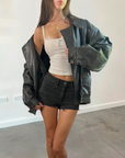 Milano Leather Bomber