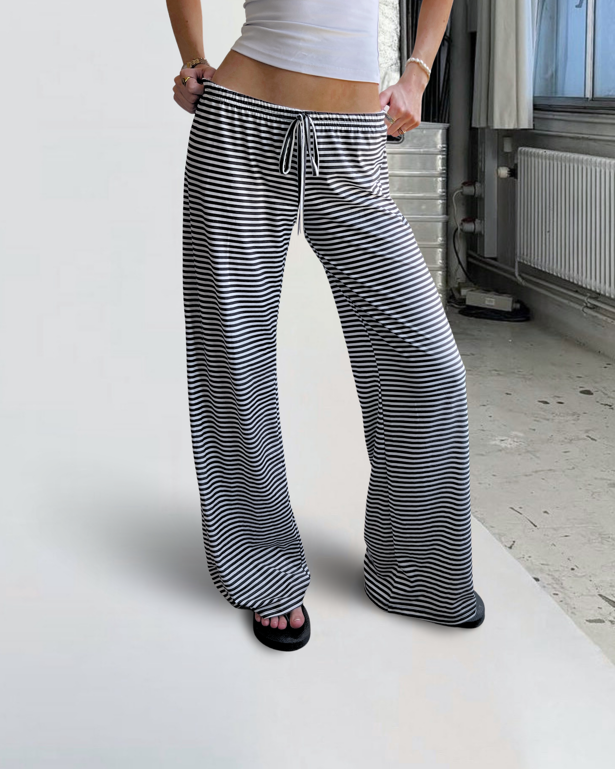 Coastal Wide Leg Pant - Black