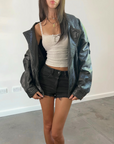 Milano Leather Bomber