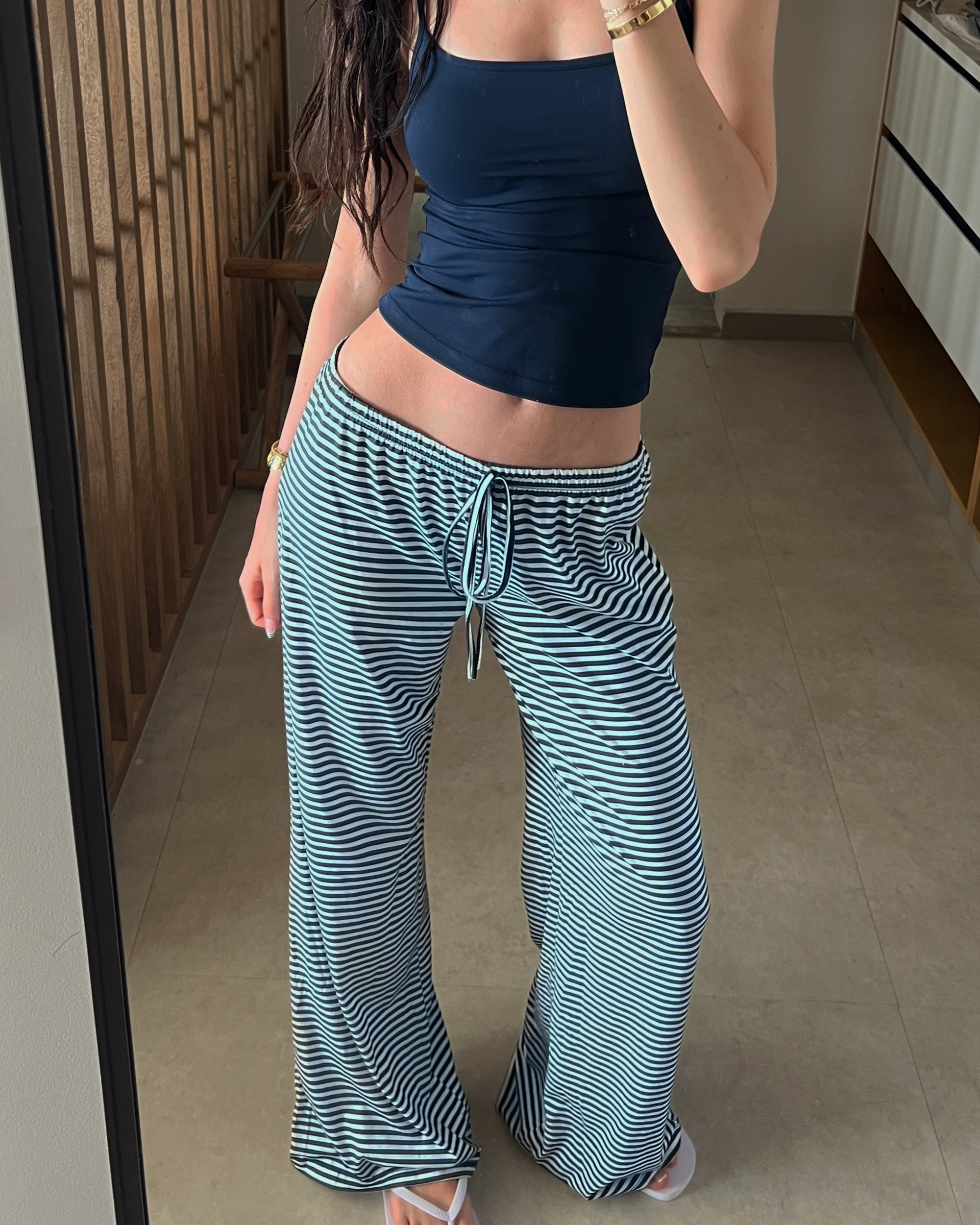 Coastal Wide Leg Pant - Navy