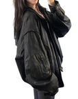 Pelle Cuir Vintage Bomber