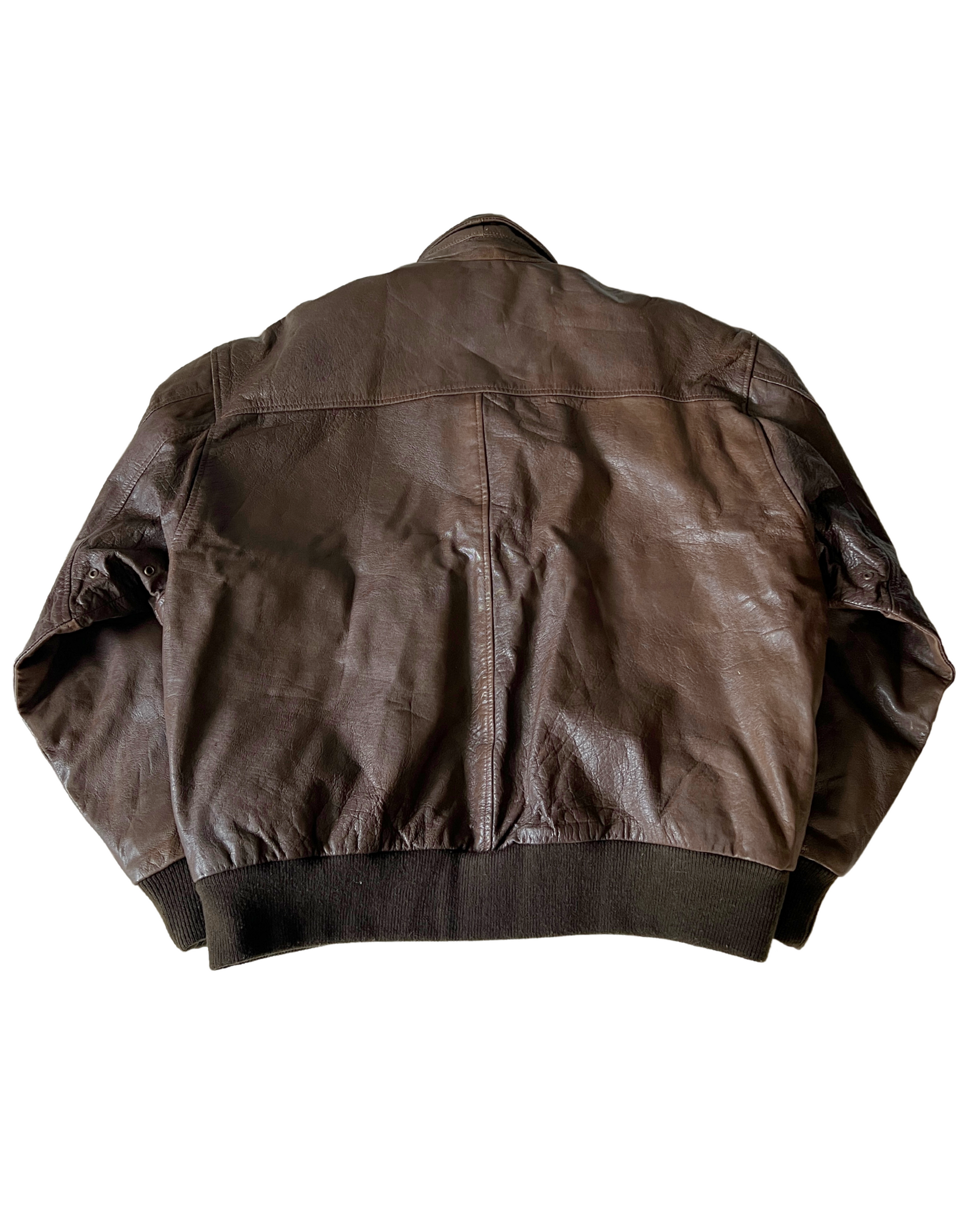 Mirage Leather Bomber