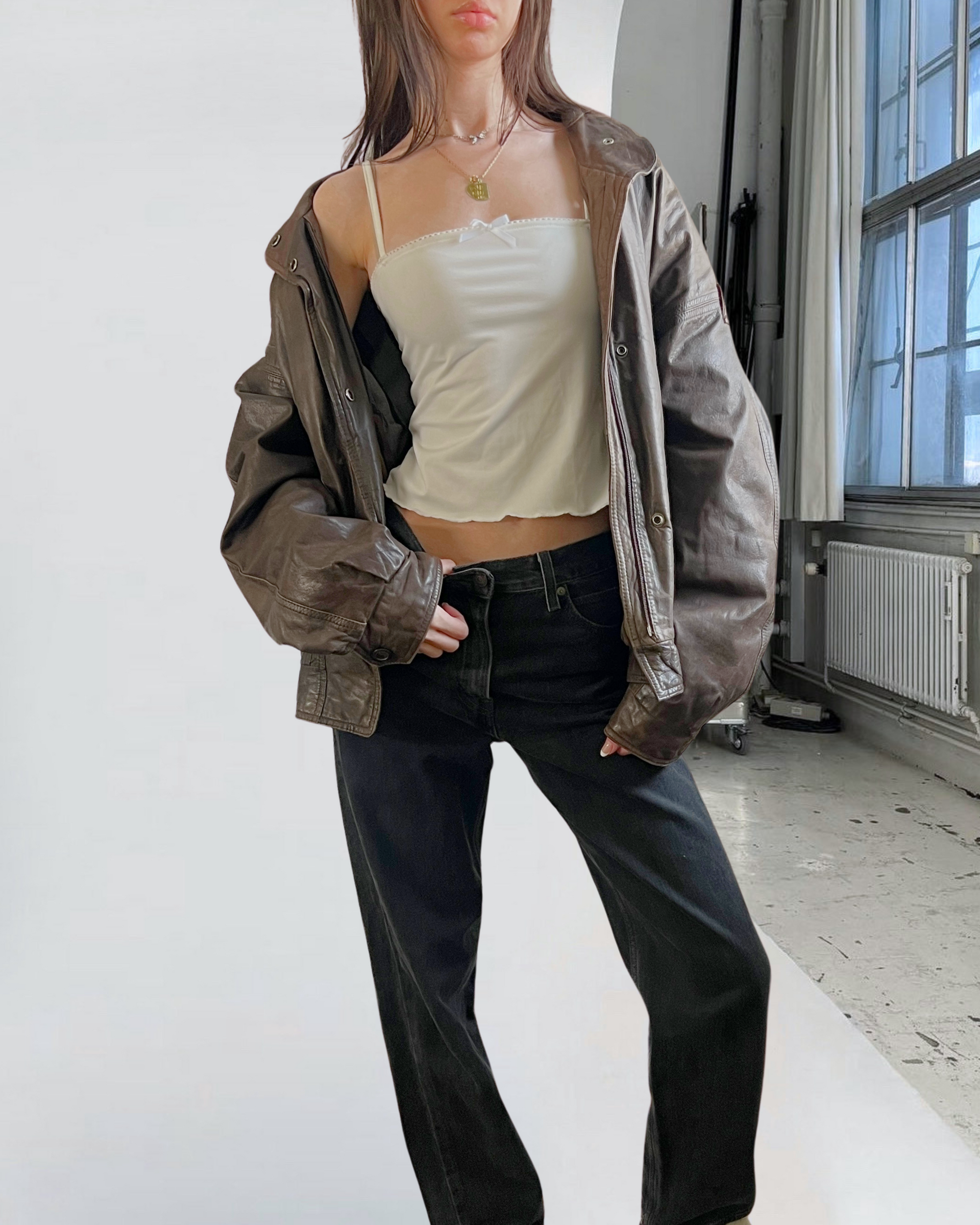 Danier Leather Bomber