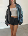 Premier Leather Bomber