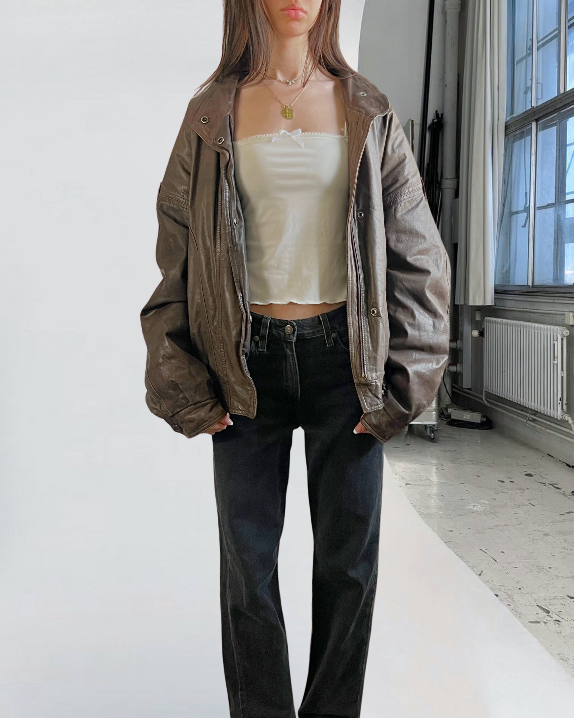 Danier Leather Bomber
