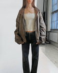 Danier Leather Bomber