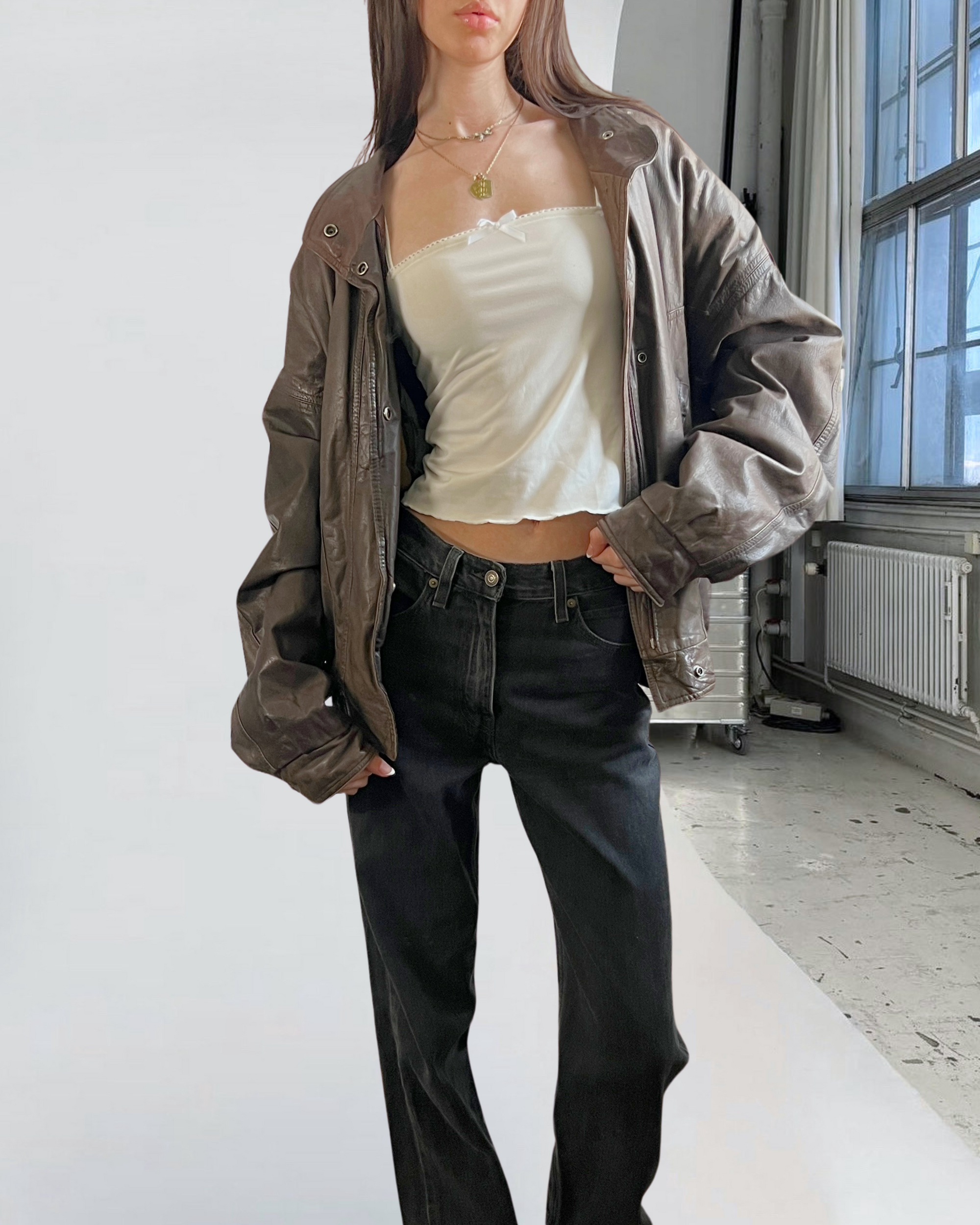 Danier Leather Bomber