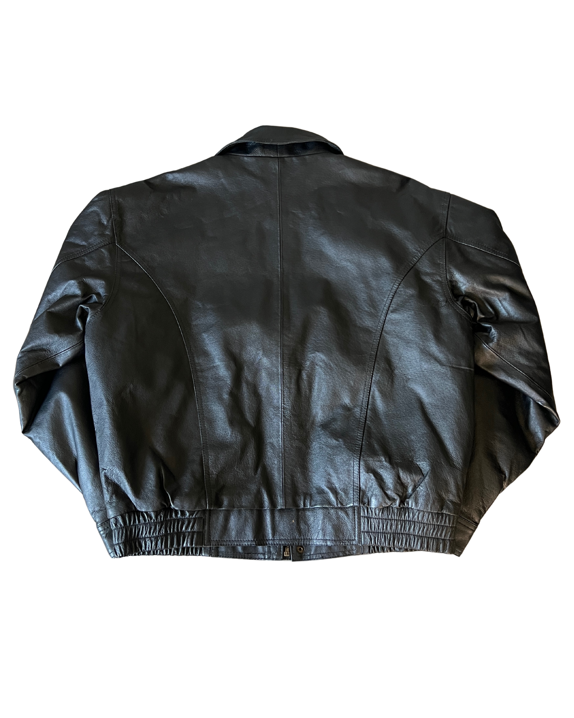 Mayon Leather Bomber