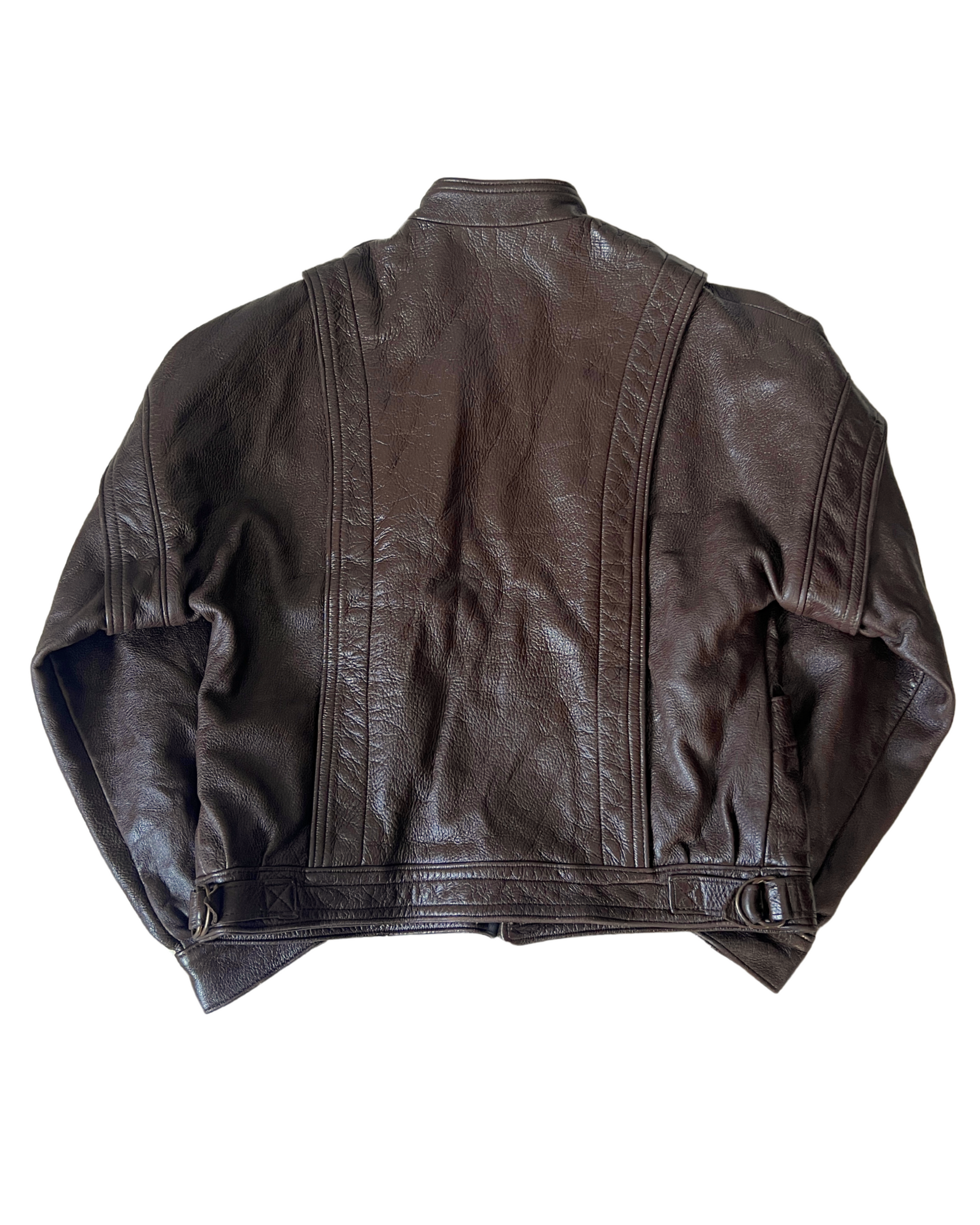 Elly Leather Bomber