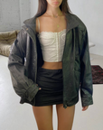 Ocean Leather Bomber