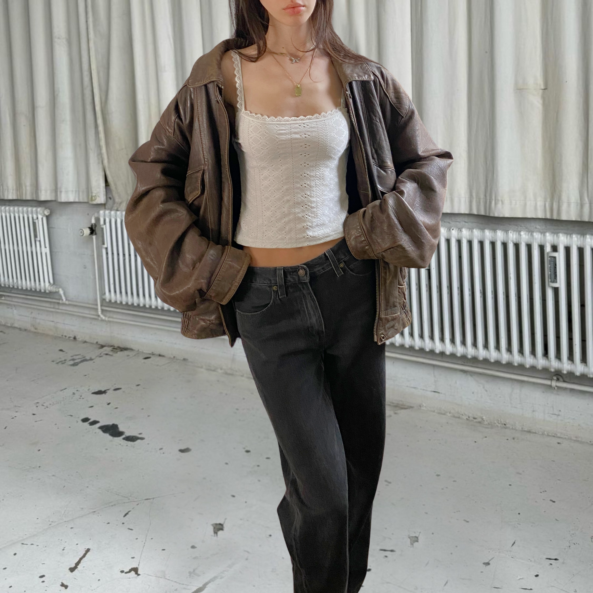 Danier Leather Bomber