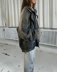 Grench Leather Bomber